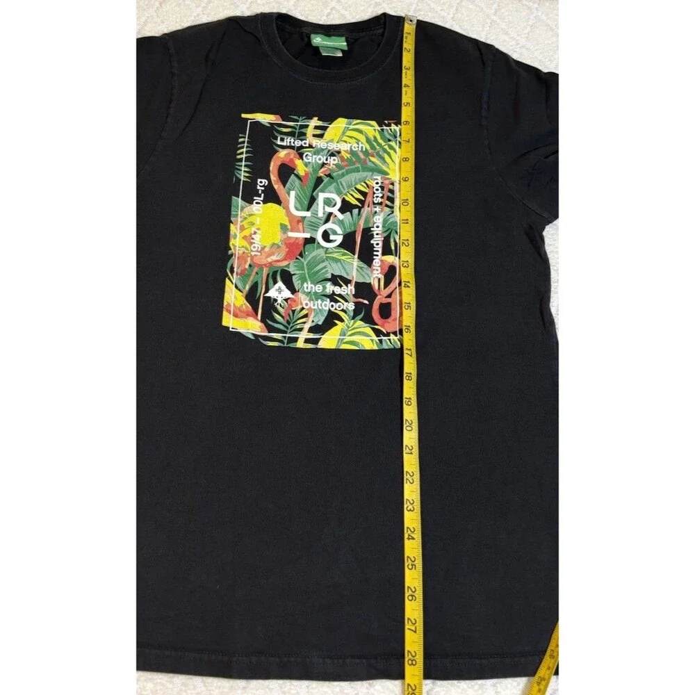 Vintage Y2K LRG Lifted Research Group Flamingos Tropical Fresh Outdoors Shirt M